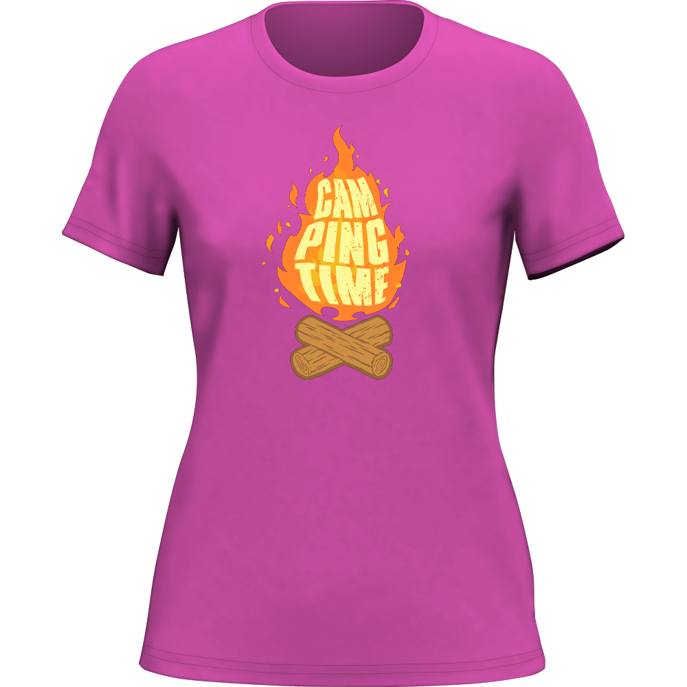 Outdoorzees Camp Fire T-Shirt for Women