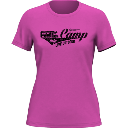 Outdoorzees Camp Trip T-Shirt for Women