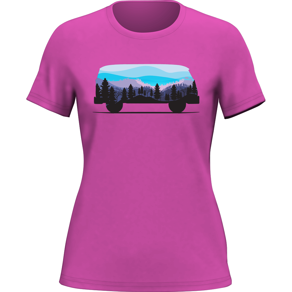 Outdoorzees Camper T-Shirt for Women