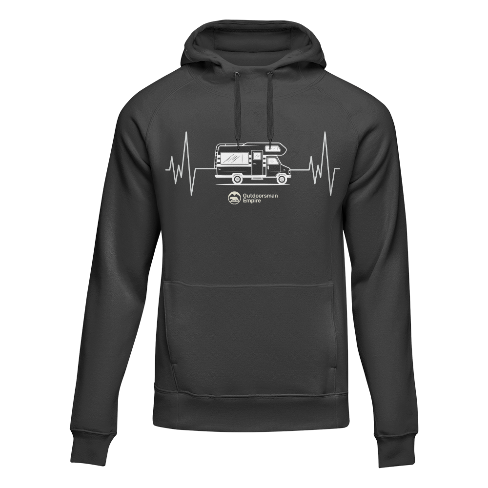 Outdoorzees Camping Cardiogram Unisex Hoodie