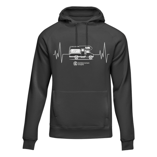 Outdoorzees Camping Cardiogram Unisex Hoodie