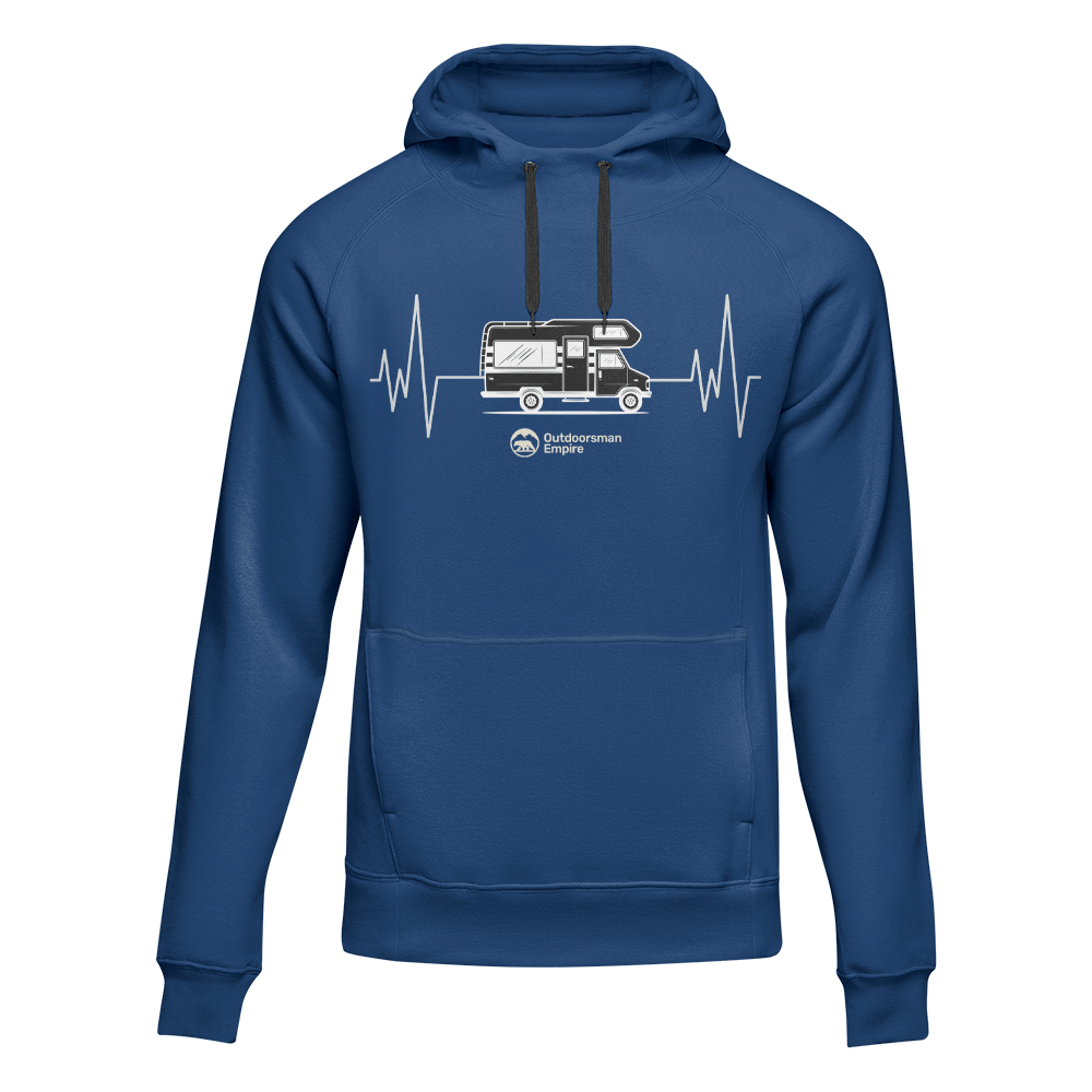 Outdoorzees Camping Cardiogram Unisex Hoodie