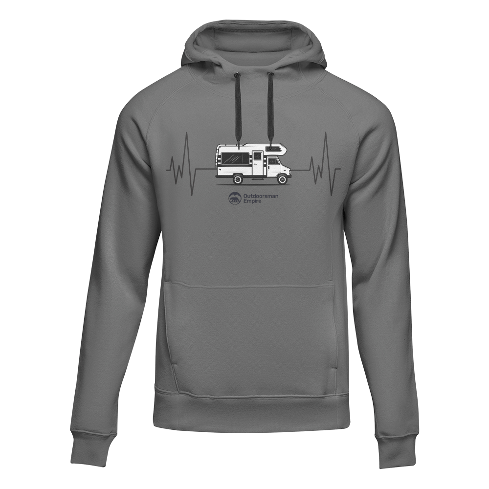 Outdoorzees Camping Cardiogram Unisex Hoodie