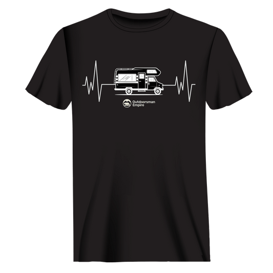 Outdoorzees Camping Cardiogram Man T-Shirt