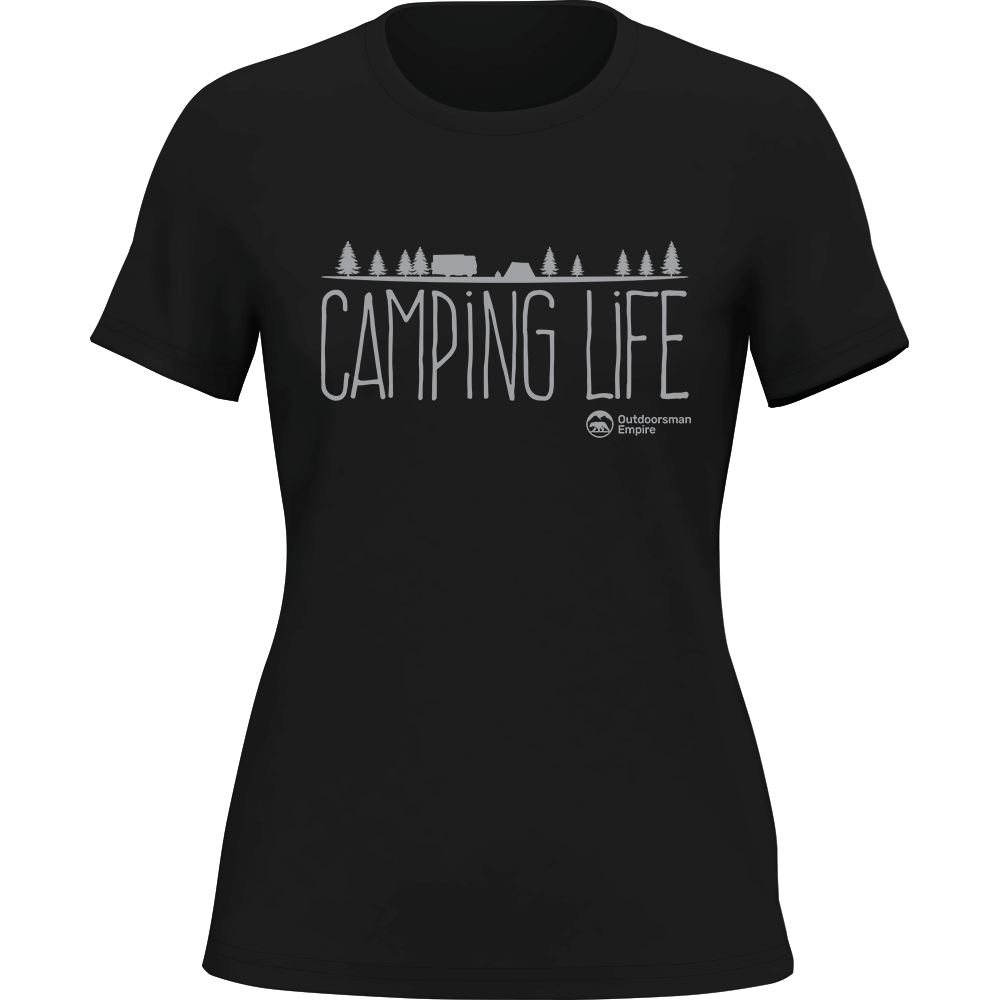 Outdoorzees Camping Life T-Shirt for Women