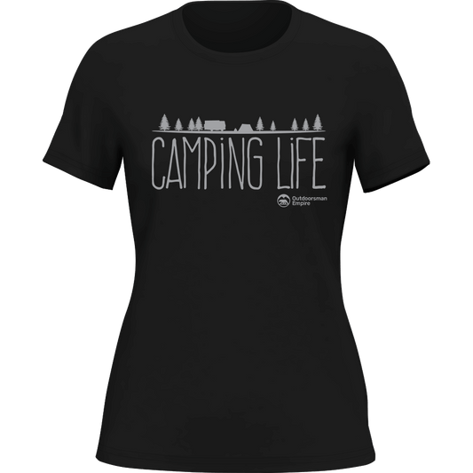 Outdoorzees Camping Life T-Shirt for Women