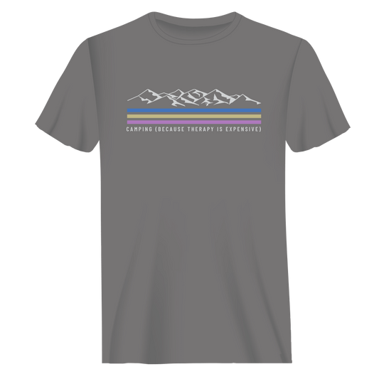 Outdoorzees Camping Lines Man T-Shirt
