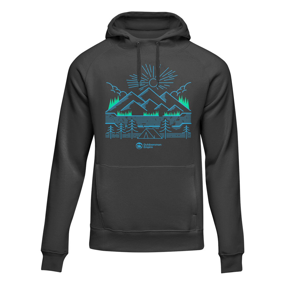 Outdoorzees Camping Lines Unisex Hoodie