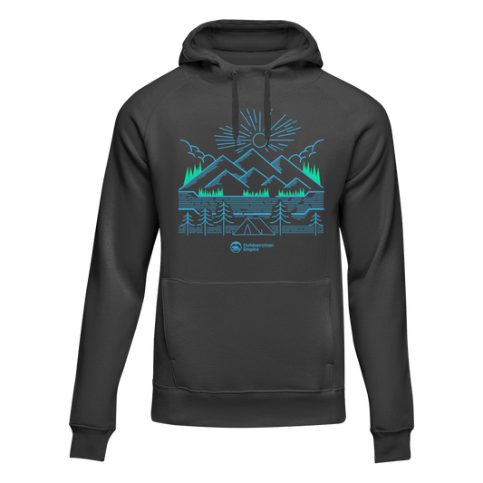 Outdoorzees Camping Lines Unisex Hoodie