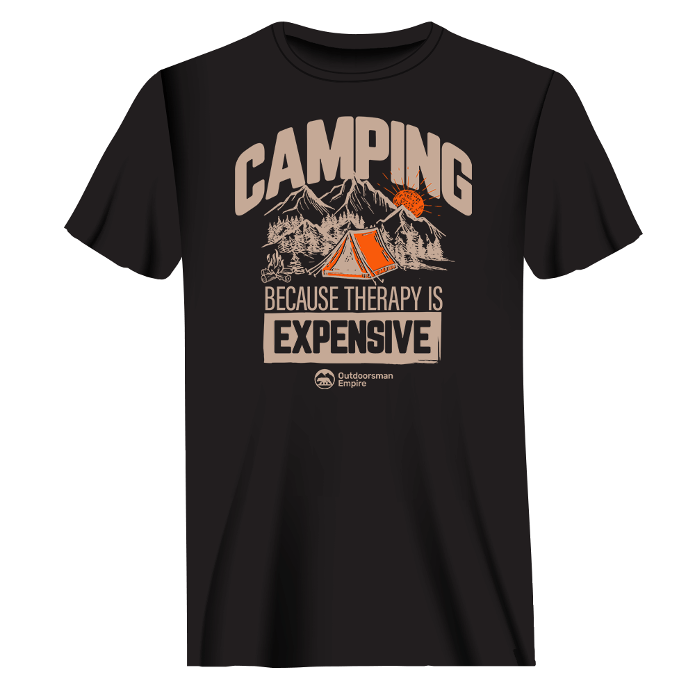 Outdoorzees Camping No Expensive Man T-Shirt