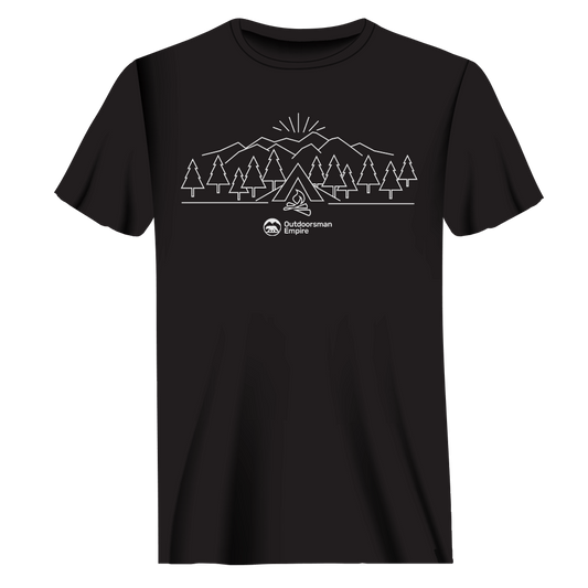 Outdoorzees Camping Triangles Man T-Shirt