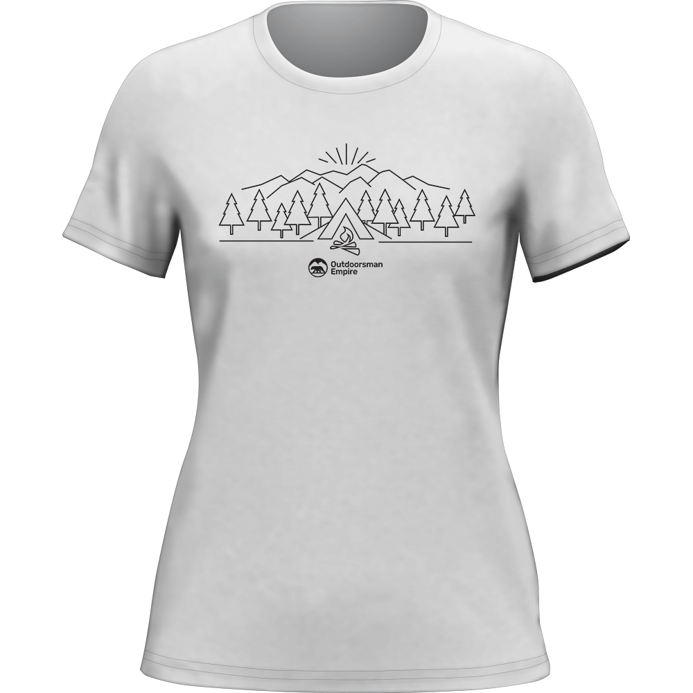 Outdoorzees Camping Triangles T-Shirt for Women