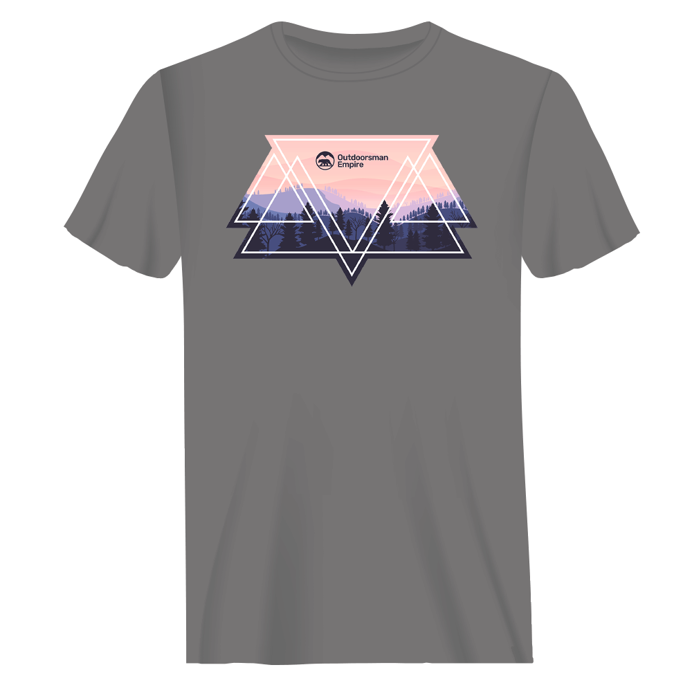 Outdoorzees Camping Triangles Man T-Shirt