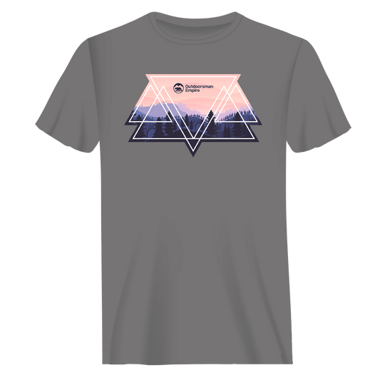 Outdoorzees Camping Triangles Man T-Shirt