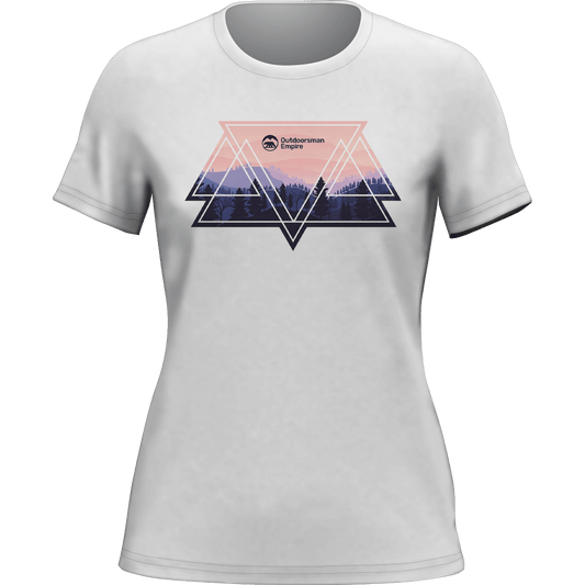 Outdoorzees Camping Triangles T-Shirt for Women