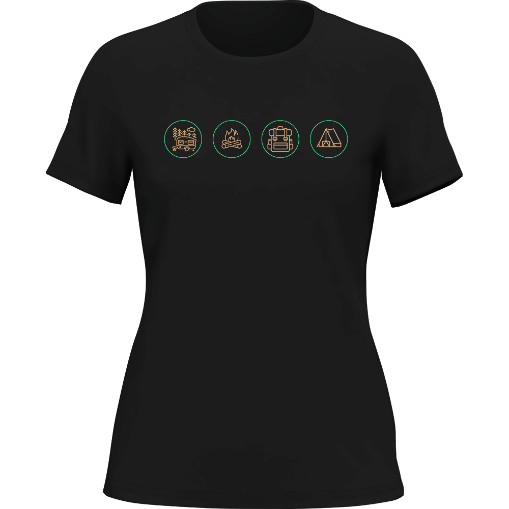 Outdoorzees Camp Life T-Shirt for Women