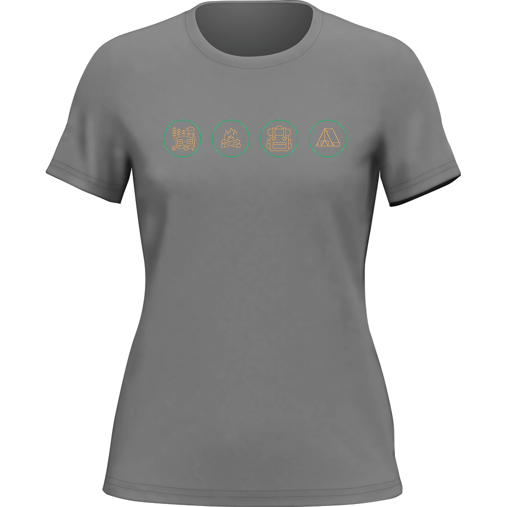 Outdoorzees Camp Life T-Shirt for Women