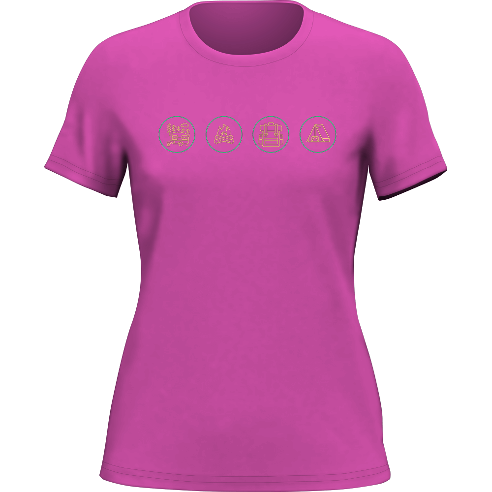 Outdoorzees Camp Life T-Shirt for Women