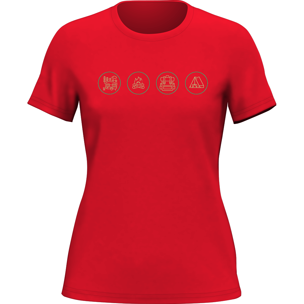 Outdoorzees Camp Life T-Shirt for Women
