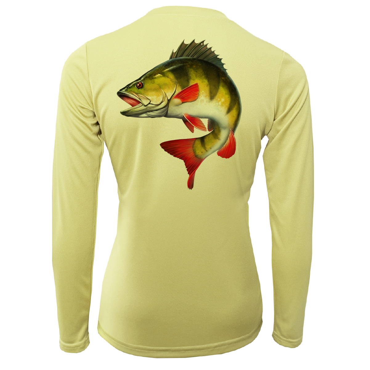 Saltwater Born Michigan Freshwater Born Perch Women's Long Sleeve UPF 50+ Dry-Fit Shirt