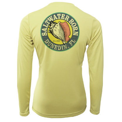 Saltwater Born Dunedin, FL "Saltwater Hair Don't Care" Long Sleeve UPF 50+ Dry-Fit Shirt