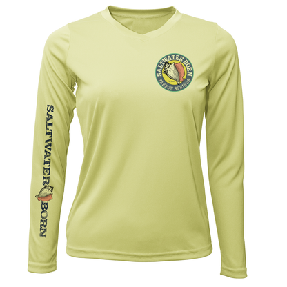 Saltwater Born Tarpon Springs, FL Kraken Women's Long Sleeve UPF 50+ Dry-Fit Shirt