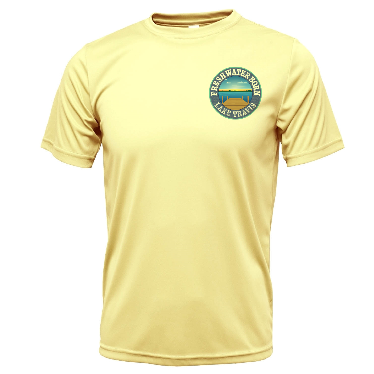 Saltwater Born Lake Travis "All For Rum and Rum For All" Men's Short Sleeve UPF 50+ Dry-Fit Shirt