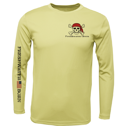 Saltwater Born Freshwater Born "All For Rum and Rum For All" Men's Long Sleeve UPF 50+ Dry-Fit Shirt