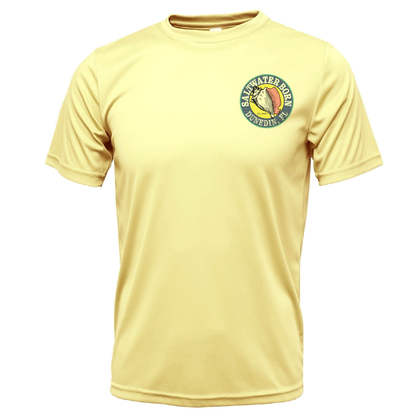 Saltwater Born Dunedin, FL "All For Rum and Rum For All" Men's Short Sleeve UPF 50+ Dry-Fit Shirt