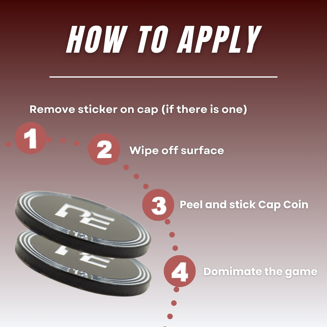 Pickleball Effect Cap Coins 3 Pack