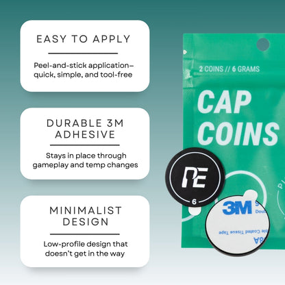 Pickleball Effect Cap Coins 3 Pack