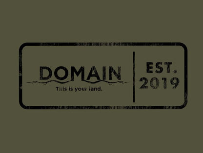 Domain Outdoor Military Green Midweight Hooded Sweatshirt