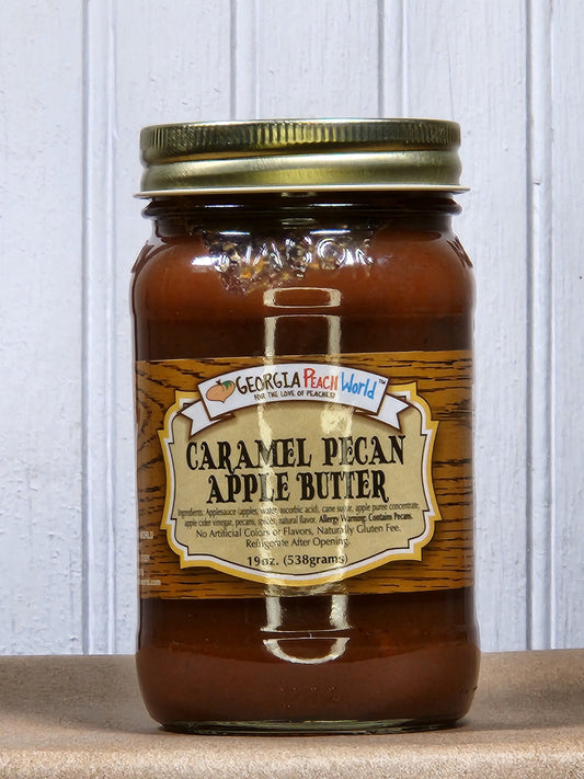 Georgia Peach Caramel Pecan Apple Butter