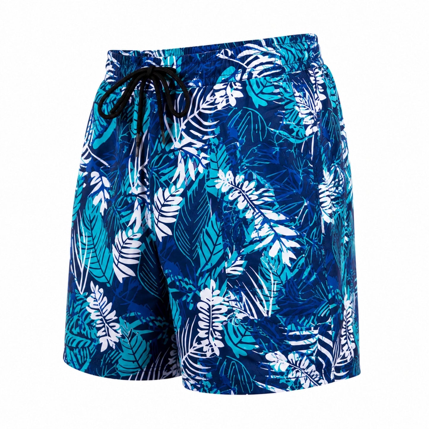 Dry Pocket Caribbean Palms - Waterproof Pocket Swim Shorts - Athletic Liner
