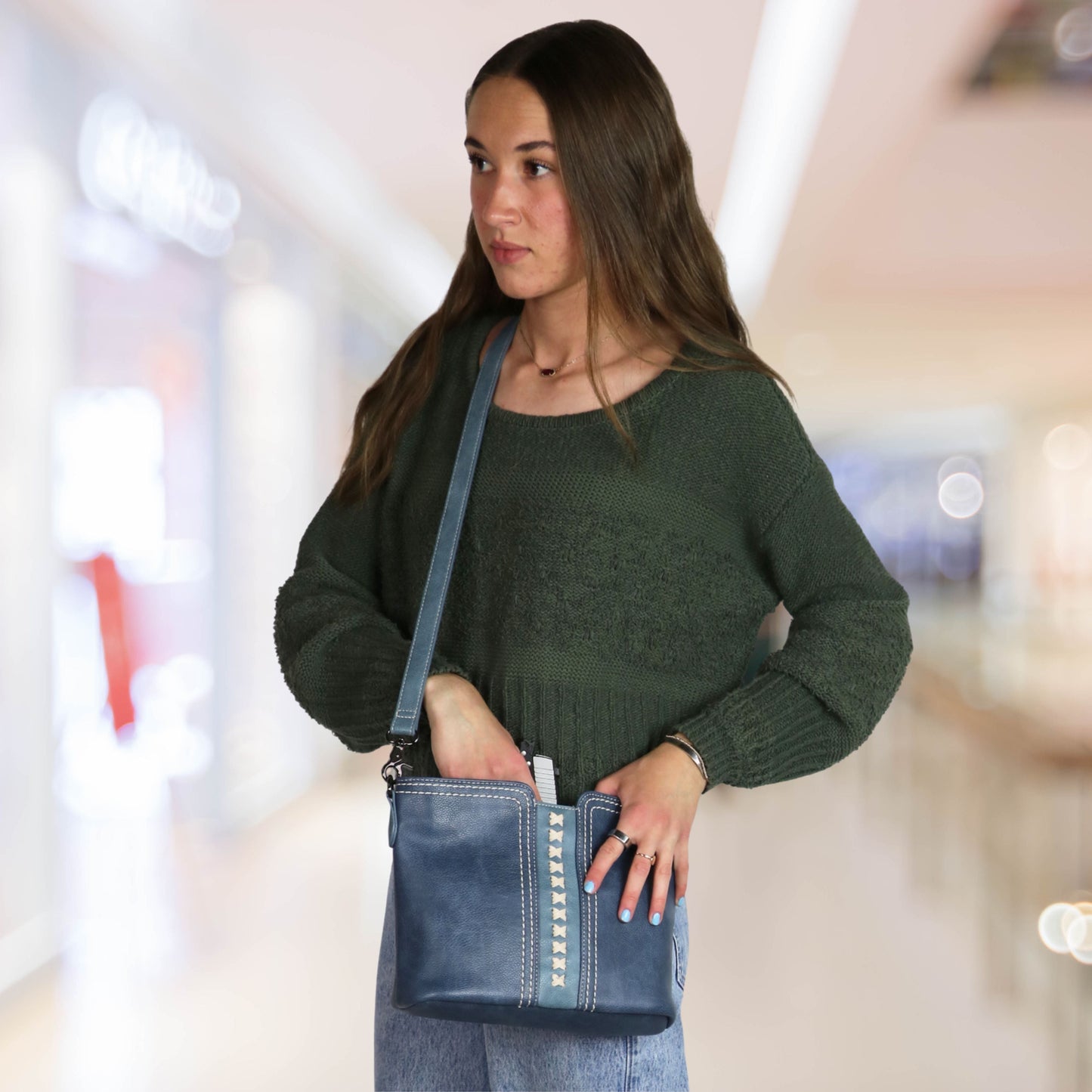 Concealed Carry Carolina Crossbody by Lady Conceal