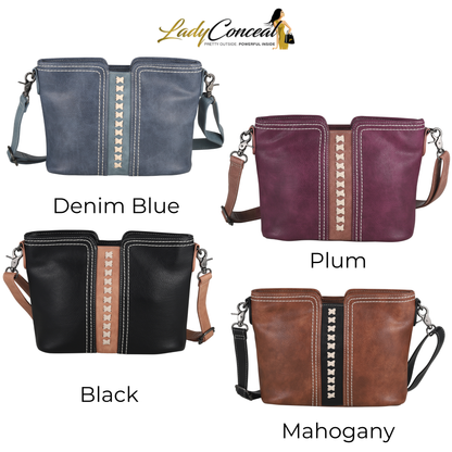 Concealed Carry Carolina Crossbody by Lady Conceal