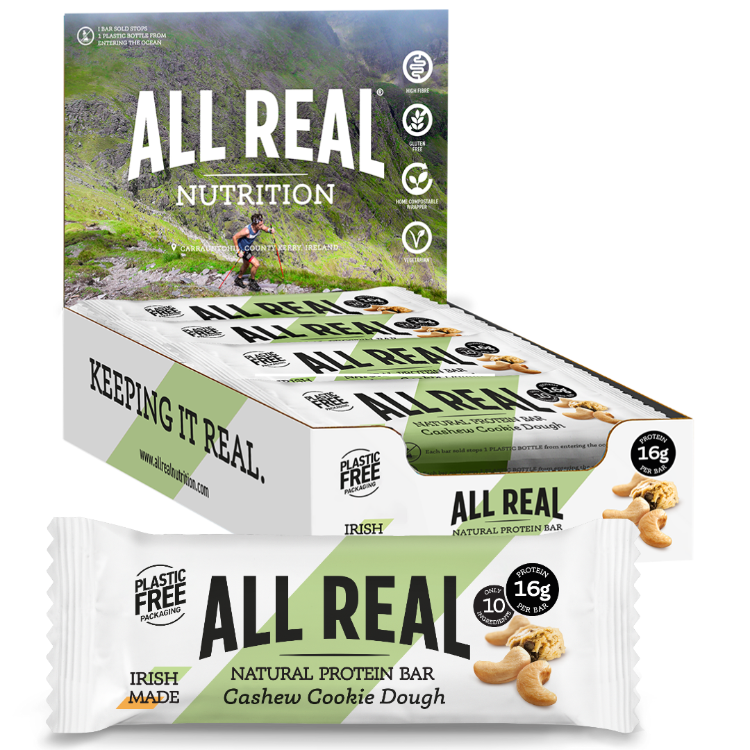 All Real Cashew Cookie Dough Protein Bar 50g x 12 bars
