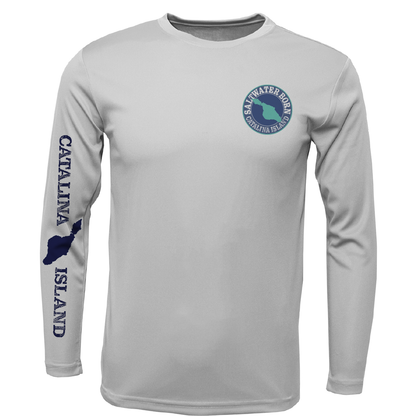 Saltwater Born Catalina Island Blue Marlin Long Sleeve UPF 50+ Dry-Fit Shirt