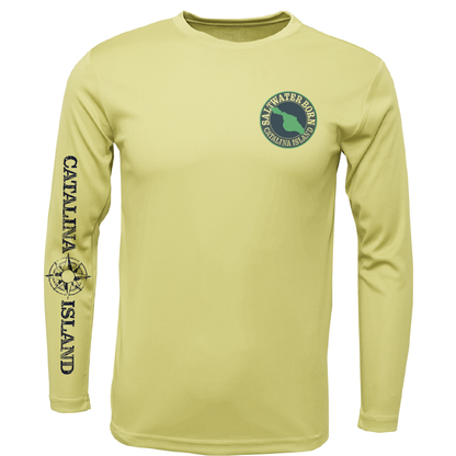 Saltwater Born Catalina Island, CA Kraken Long Sleeve UPF 50+ Dry-Fit Shirt