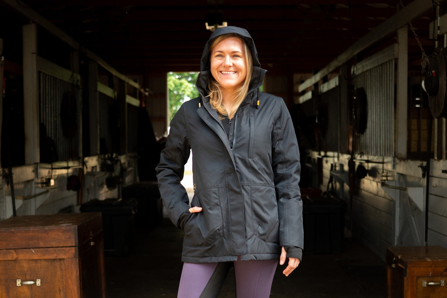 Redingote Winter Insulated Riding Jacket 2.0 - Caviar