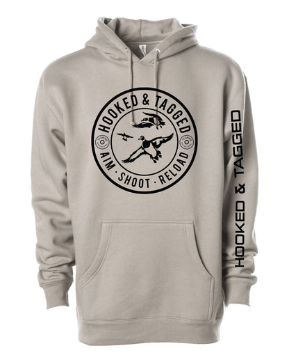 Hooked & Tagged  - Aim. Shoot. Reload. Hoodie