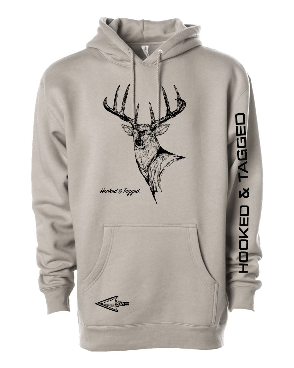 Hooked & Tagged  - Buck Hoodie