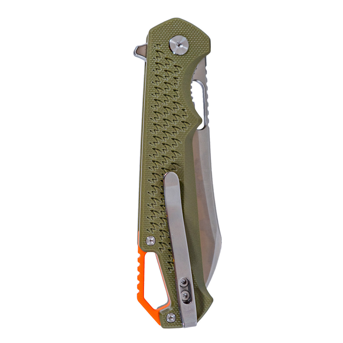 MUCITUP MUCTAC Ceros - Folding EDC | D2 Steel | OD Green G10 Handle | Liner Lock Design