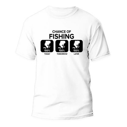 Outdoorzees Chance of Fishing Man T-Shirt