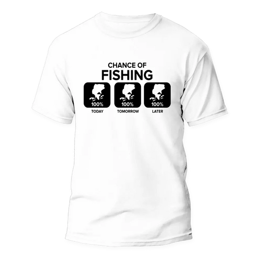 Outdoorzees Chance of Fishing Man T-Shirt