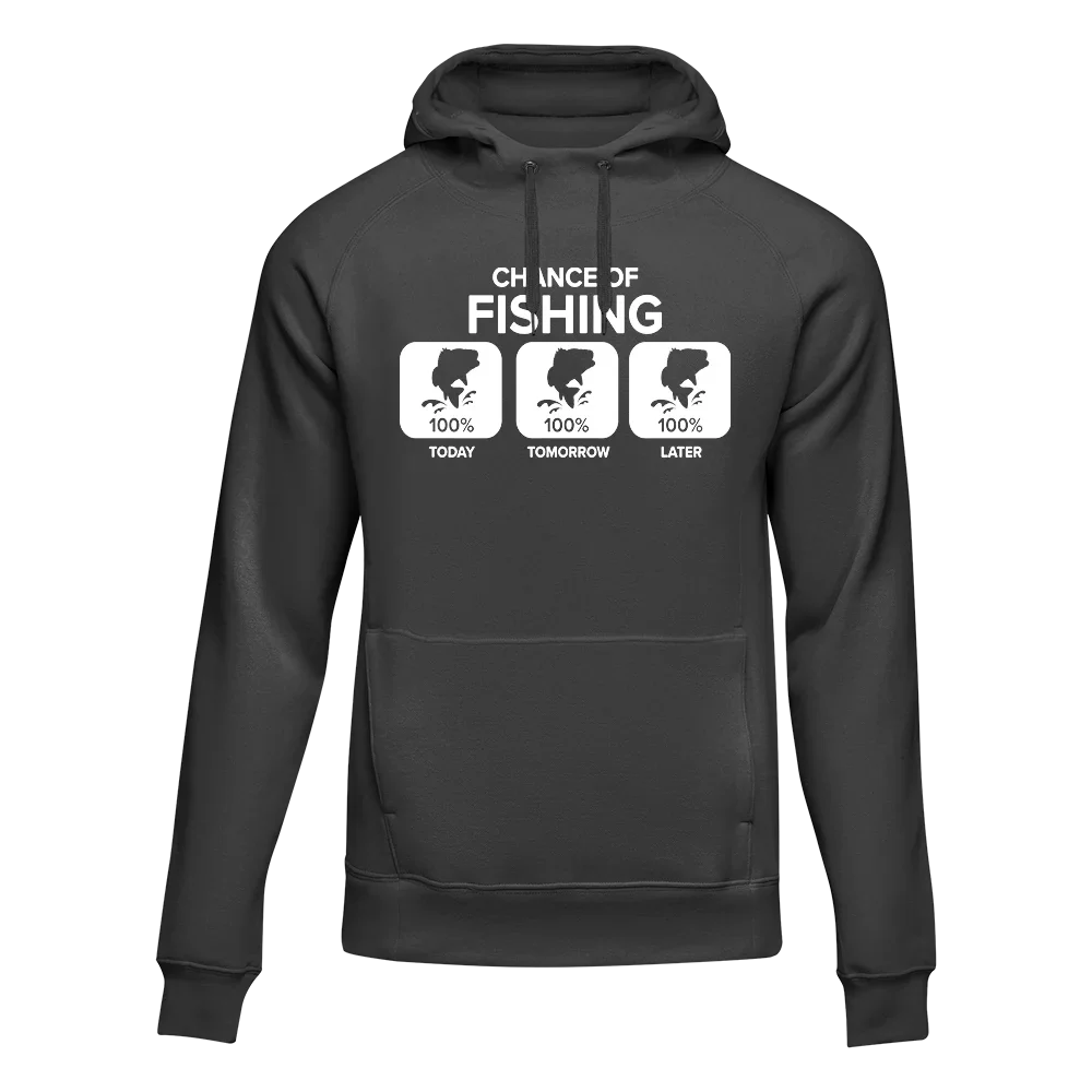 Outdoorzees Chance of Fishing Unisex Hoodie