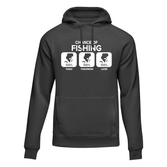 Outdoorzees Chance of Fishing Unisex Hoodie