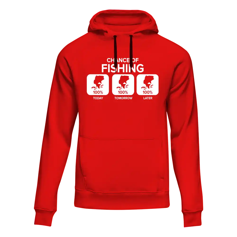Outdoorzees Chance of Fishing Unisex Hoodie