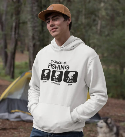Outdoorzees Chance of Fishing Unisex Hoodie