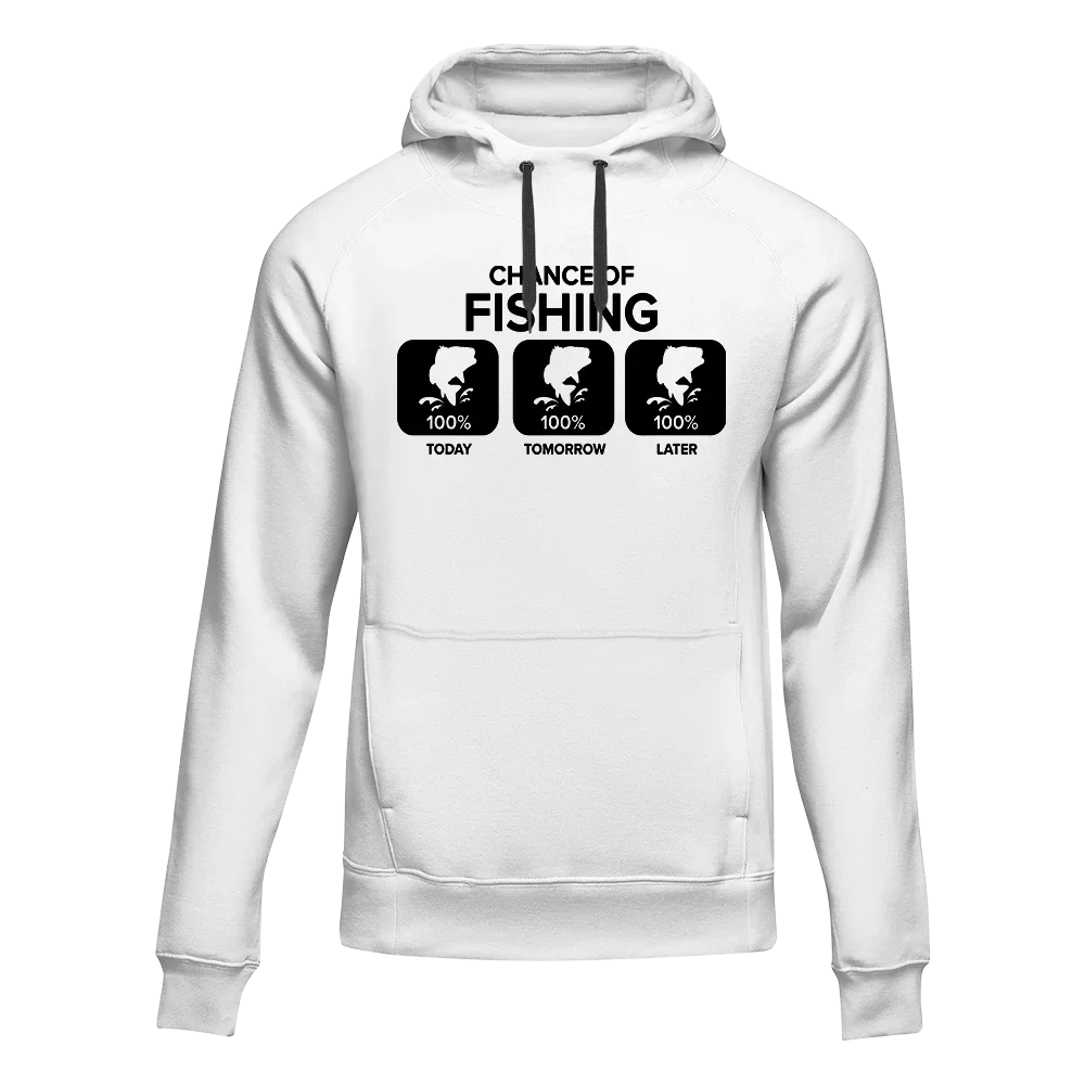 Outdoorzees Chance of Fishing Unisex Hoodie